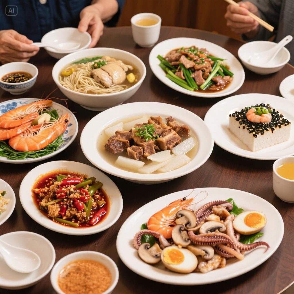 用濃濃的台灣菜感受本土的味道